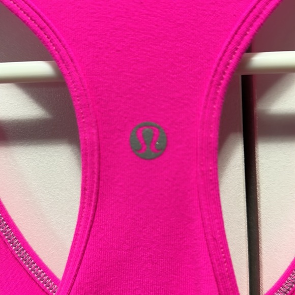 Lululemon Cool Racerback Size 6 Hot Pink - Picture 3 of 3